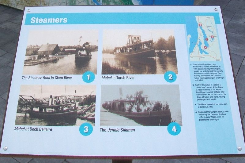 Because of the Water... Marker - Steamers image. Click for full size.