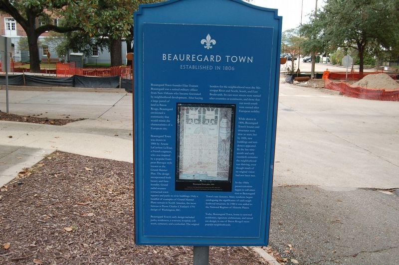 Beauregard Town Marker image. Click for full size.