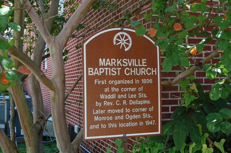 Marksville Baptist Church Marker image. Click for full size.