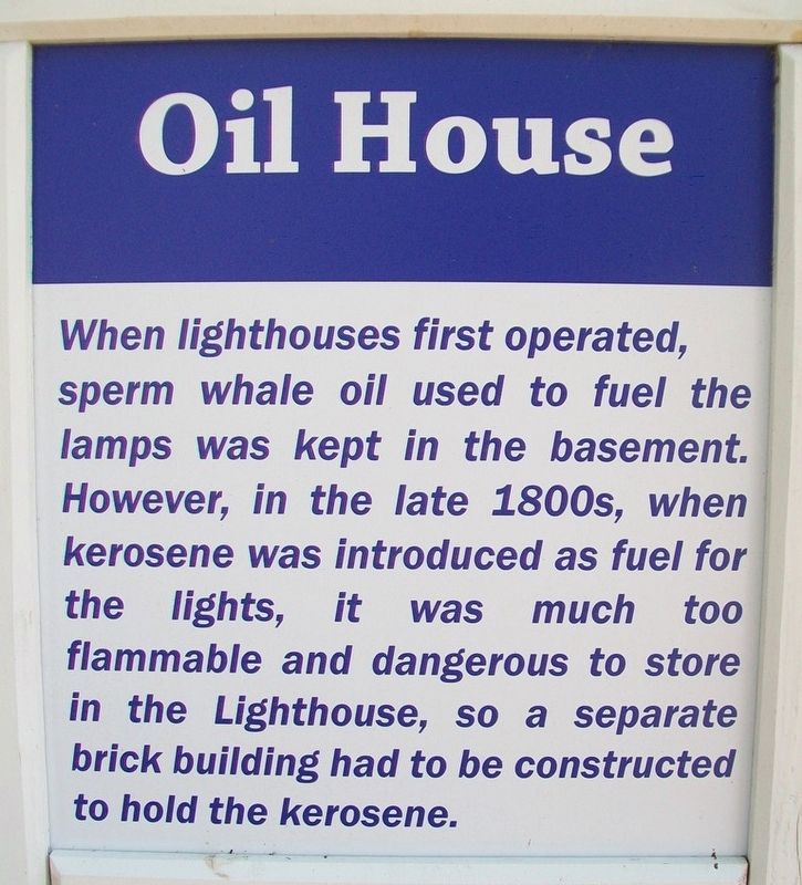 Oil House Marker. Click for full size. Oil House Marker image. Click for full size.