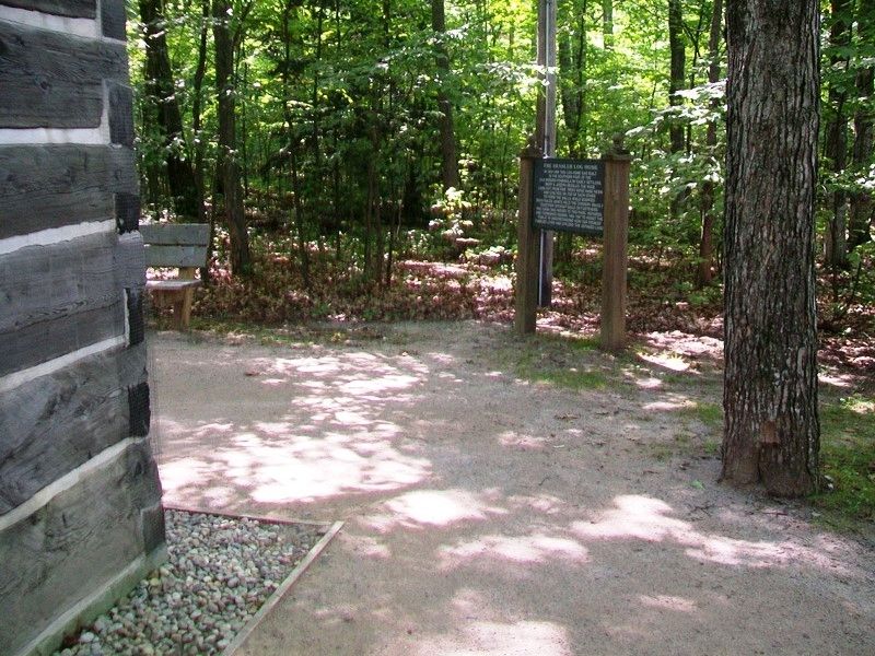 The Hessler Log Home Marker. Click for full size. The Hessler Log Home Marker image. Click for full size.