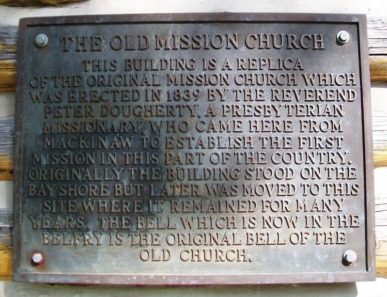 The Old Mission Church Marker image. Click for full size.