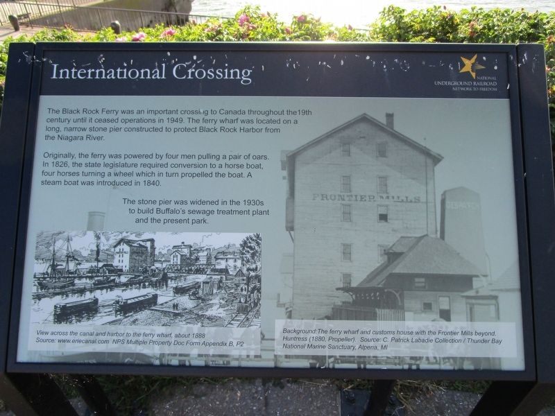 International Crossing Marker. Click for full size. International Crossing Marker image. Click for full size.