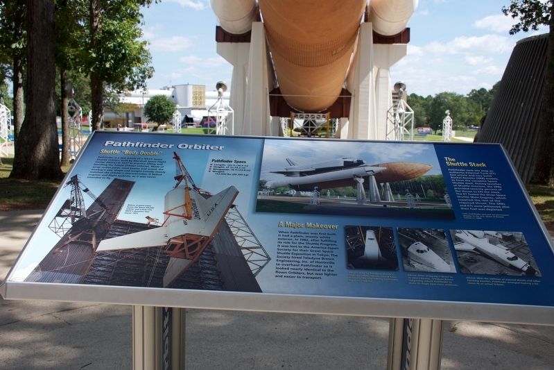 Pathfinder Orbiter Marker. Click for full size. Pathfinder Orbiter Marker image. Click for full size.