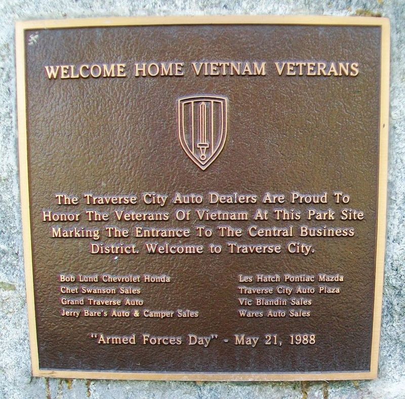 Welcome Home Vietnam Veterans Marker image. Click for full size.