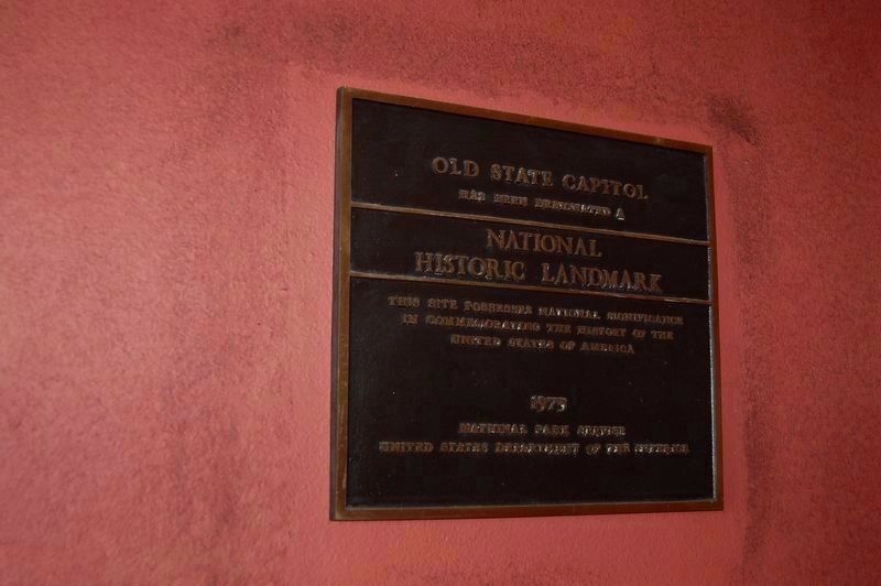 National Historic Landmark Plaque. Click for full size. National Historic Landmark Plaque image. Click for full size.