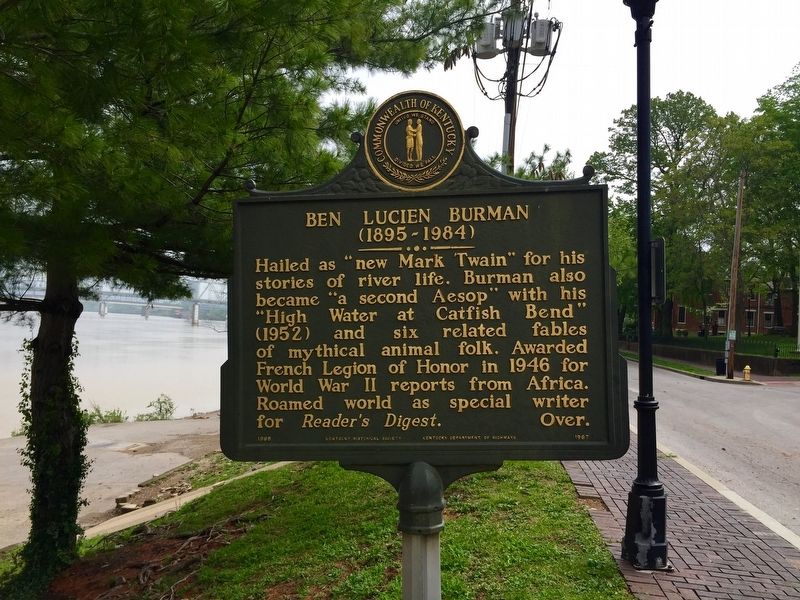Ben Lucien Burman Marker - Reverse. Click for full size. Ben Lucien Burman Marker - Reverse image. Click for full size.