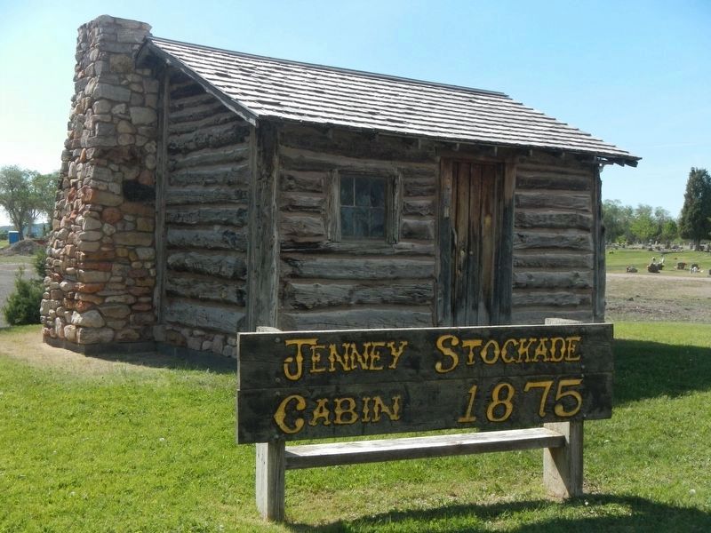 Jenney Stockade Cabin - 1875 image. Click for full size.