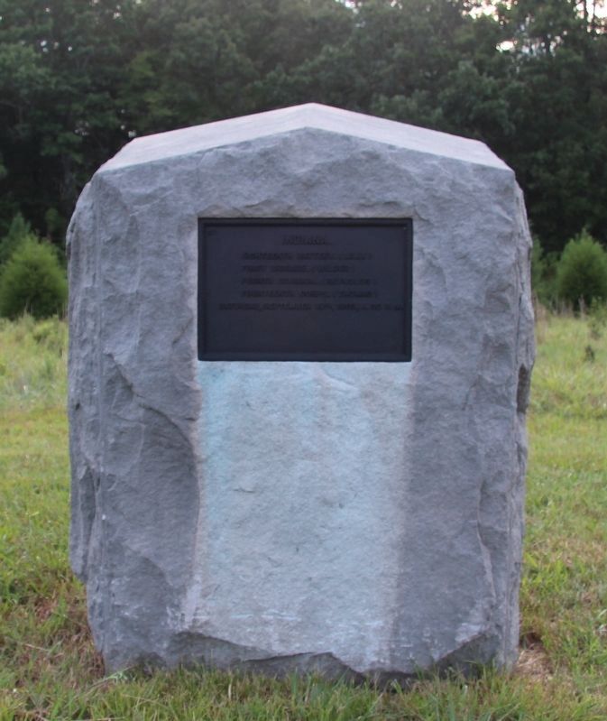 18th Indiana Battery Marker. Click for full size. 18th Indiana Battery Marker image. Click for full size.