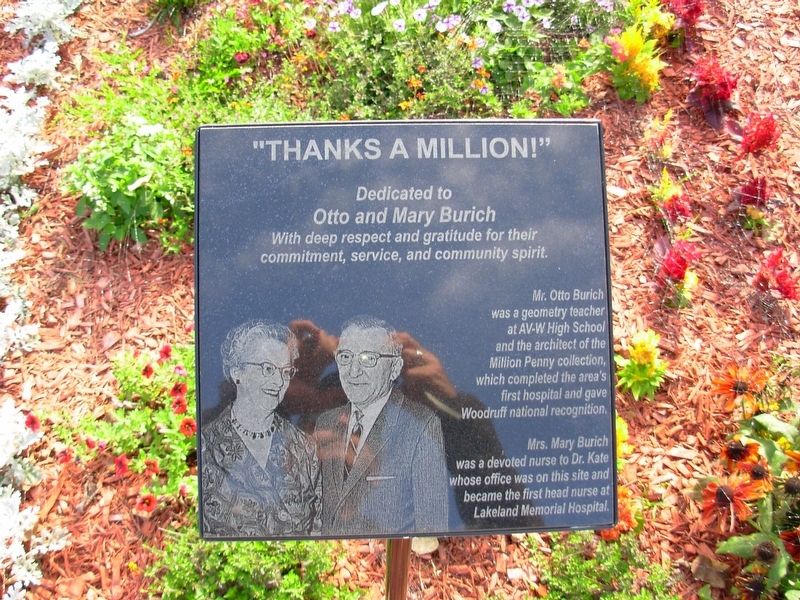 Mr. and Mrs. Burich Memorial image. Click for full size.