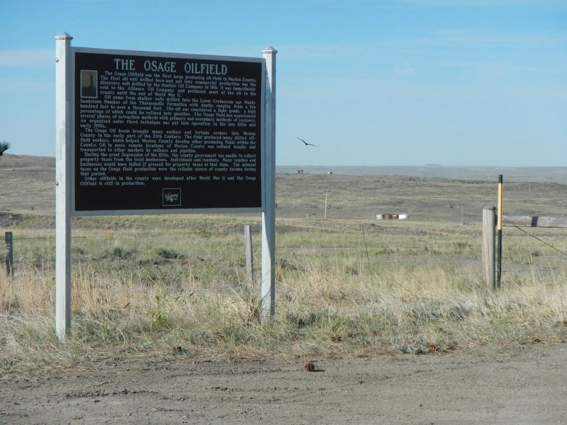 The Osage Oilfield Marker image. Click for full size.