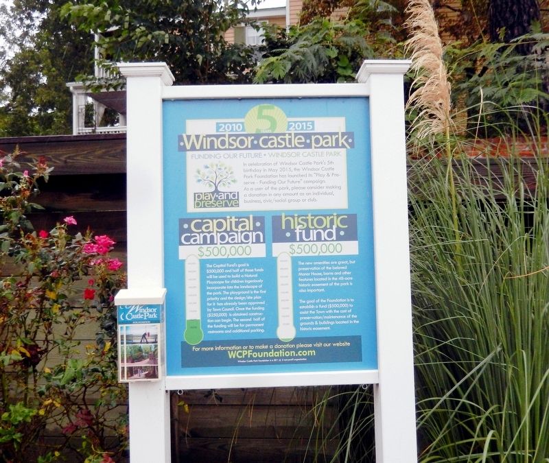 Windsor Castle Park-Funding Project. Click for full size. Windsor Castle Park-Funding Project image. Click for full size.