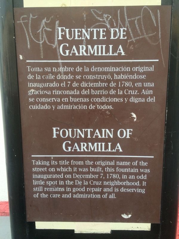 The previous Fountain of Garmilla Marker image. Click for full size.