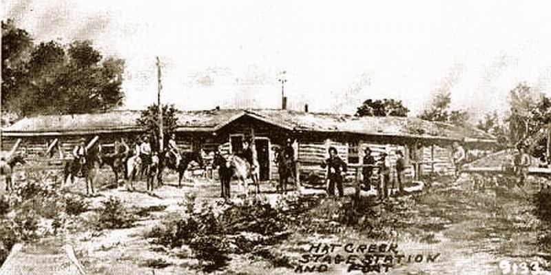 Old Hat Creek Stage Station image. Click for full size.