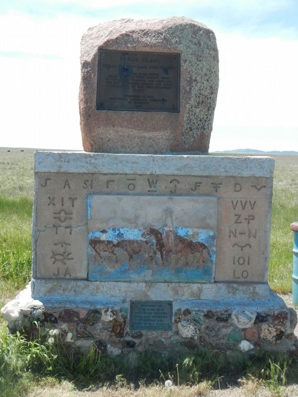 Texas Trail - 1866 - 1897 Marker. Click for full size. Texas Trail - 1866 - 1897 Marker image. Click for full size.
