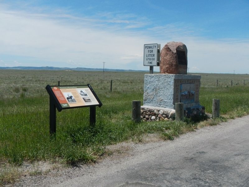 Monuments to Wyoming History Marker image. Click for full size.