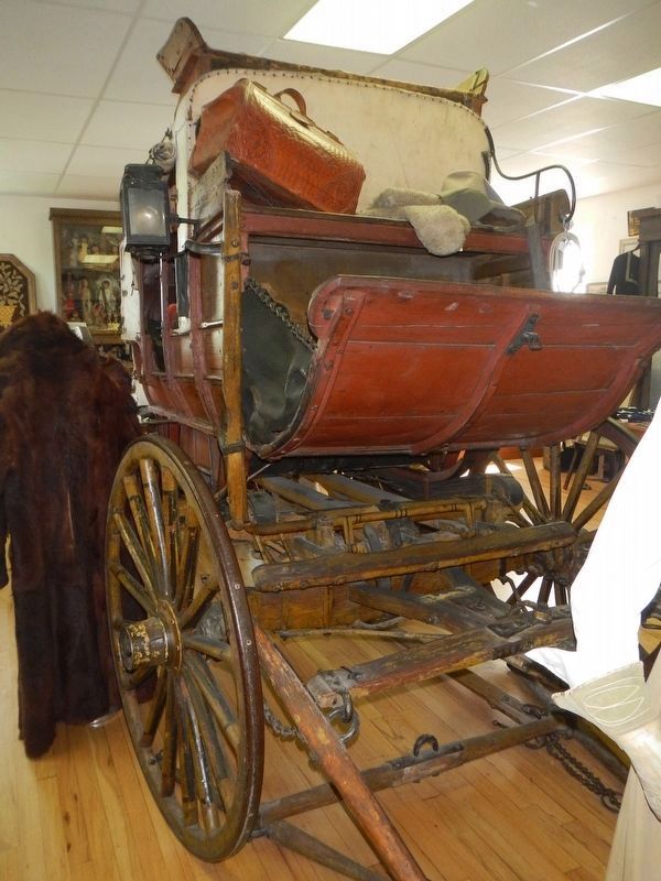 Cheyenne-Deadwood Stagecoach in the Lusk Museum image. Click for full size.