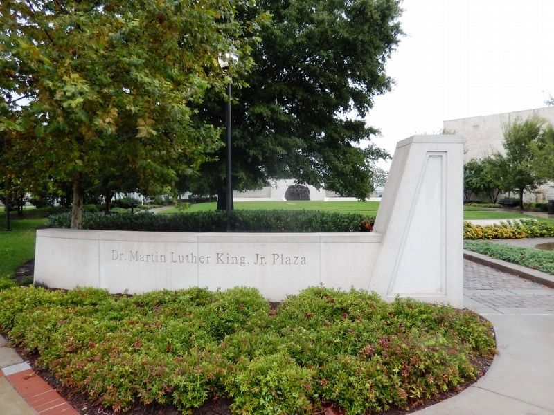 Entrance to Dr. Martin Luther King Jr, Plaza image. Click for full size.