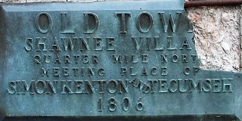 Old Town Shawnee Village Marker image. Click for full size.
