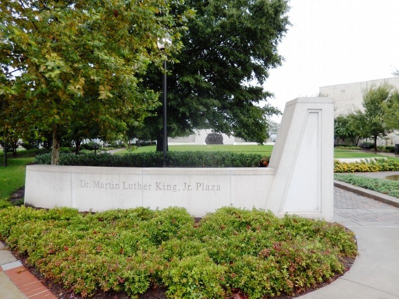 Entrance to Dr. Martin Luther King Jr, Plaza image. Click for full size.