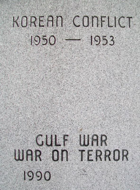War Memorial Marker. Click for full size. War Memorial Marker image. Click for full size.