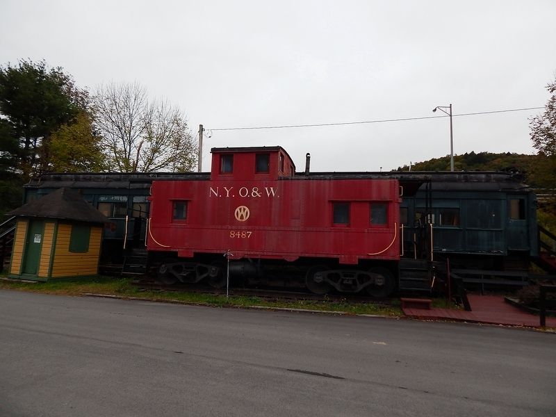 Roscoe Station Site N.Y Ontario & Western Rwy Marker image. Click for full size.