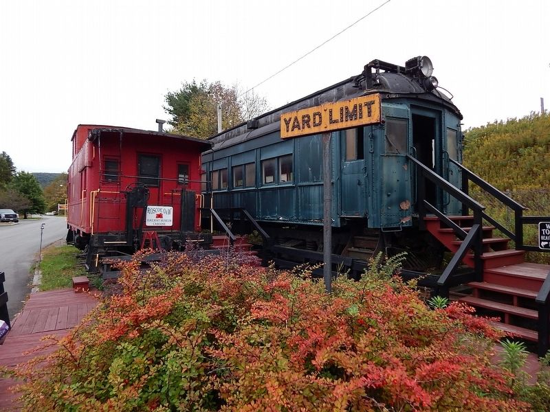 Roscoe Station Site N.Y Ontario & Western Rwy Marker image. Click for full size.