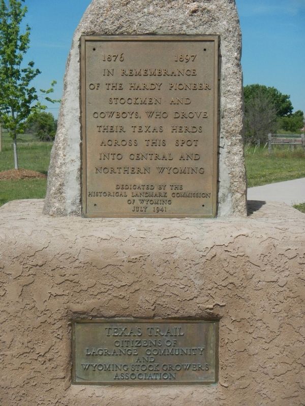 Texas Trail Marker. Click for full size. Texas Trail Marker image. Click for full size.