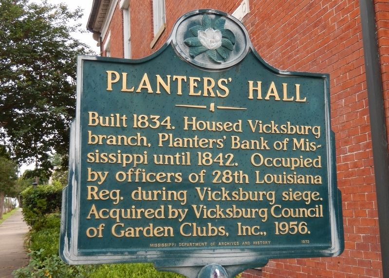 Planters' Hall Marker image. Click for full size.