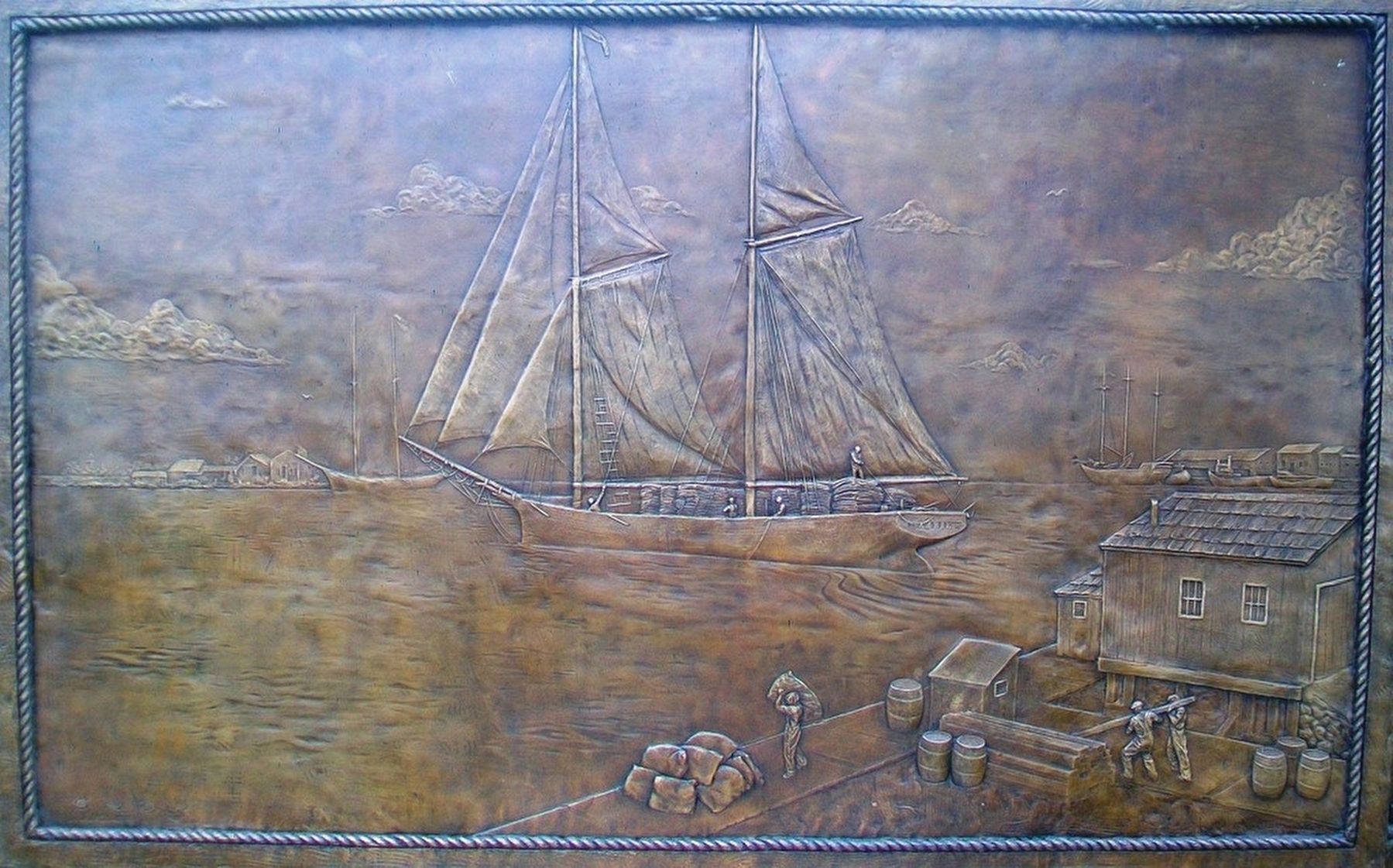 "The Abbie" Bas Relief image. Click for full size.