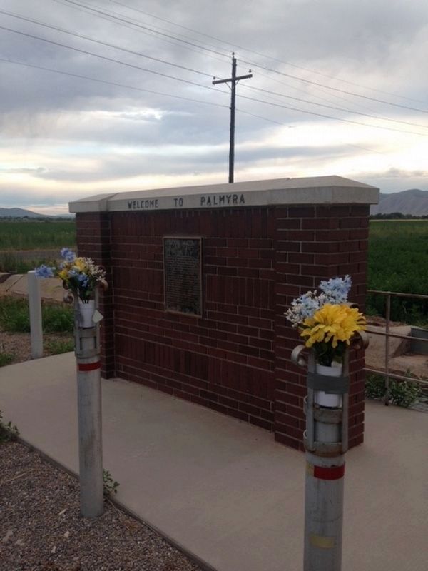 Fort Palmyra Marker. Click for full size. Fort Palmyra Marker image. Click for full size.