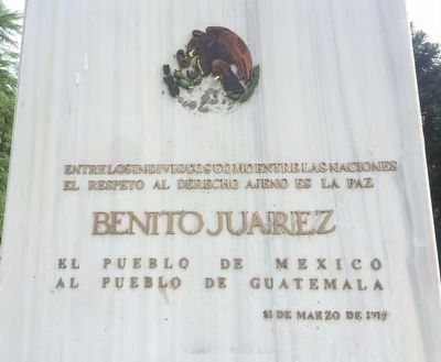 Benito Juárez Marker image. Click for full size.
