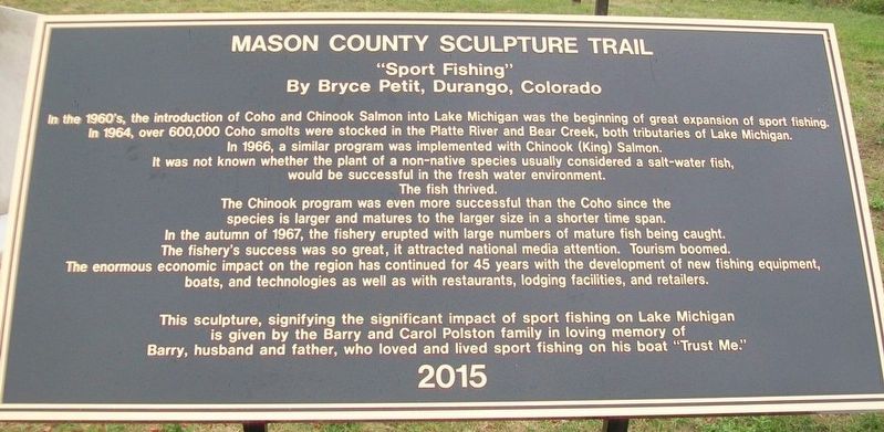 "Sport Fishing" Marker. Click for full size. "Sport Fishing" Marker image. Click for full size.