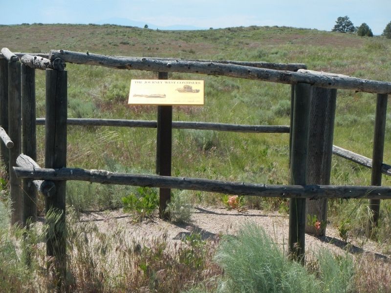 The Journey West Continues Marker. Click for full size. The Journey West Continues Marker image. Click for full size.