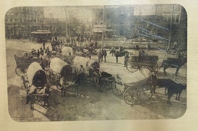The Early Years In Asheville's Historic Central Square Marker image. Click for full size.