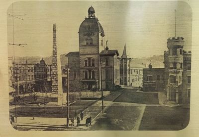 The Early Years In Asheville's Historic Central Square Marker image. Click for full size.