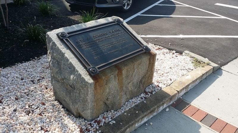 Site of Dobson's Tavern Marker. Click for full size. Site of Dobson's Tavern Marker image. Click for full size.