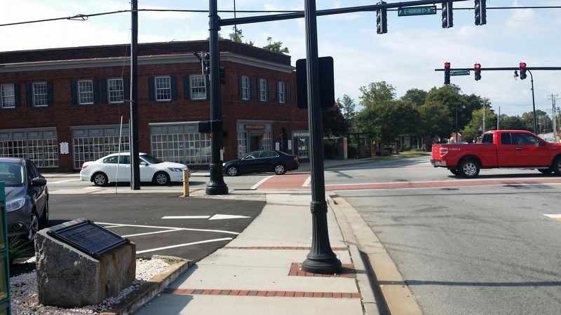 Site of Dobson's Tavern Marker. Click for full size. Site of Dobson's Tavern Marker image. Click for full size.