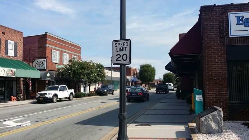 Site of Dobson's Tavern Marker. Click for full size. Site of Dobson's Tavern Marker image. Click for full size.