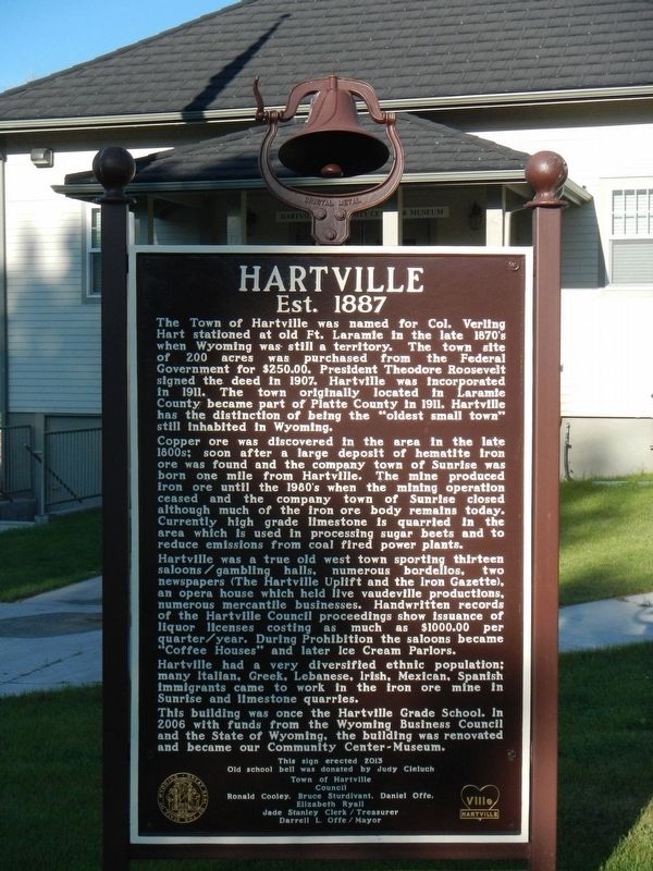 Hartville Marker. Click for full size. Hartville Marker image. Click for full size.