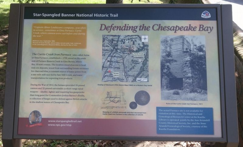Defending the Chesapeake Bay Marker image. Click for full size.