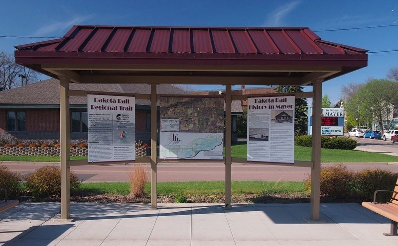 Dakota Rail History in Mayer Marker. Click for full size. Dakota Rail History in Mayer Marker image. Click for full size.