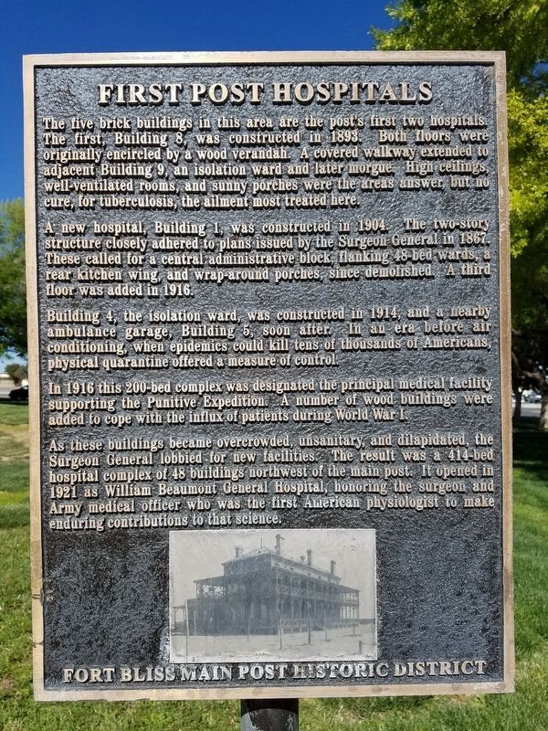 First Post Hospitals Marker image. Click for full size.