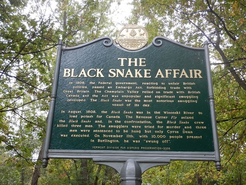 The Black Snake Affair Marker image. Click for full size.