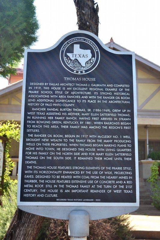 Thomas House Marker image. Click for full size.