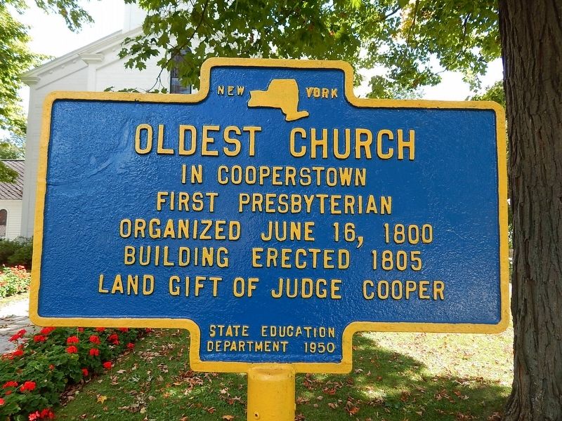 Oldest Church Marker image. Click for full size.