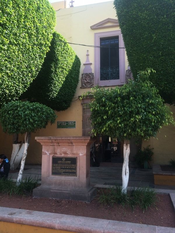 Vicente Guerrero Garden Marker image. Click for full size.