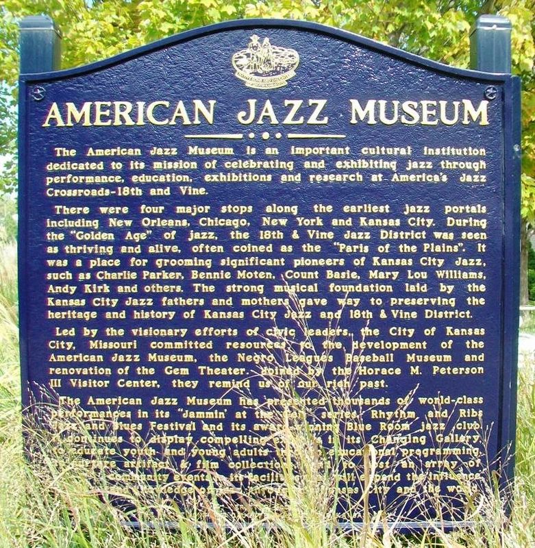 American Jazz Museum Marker image. Click for full size.