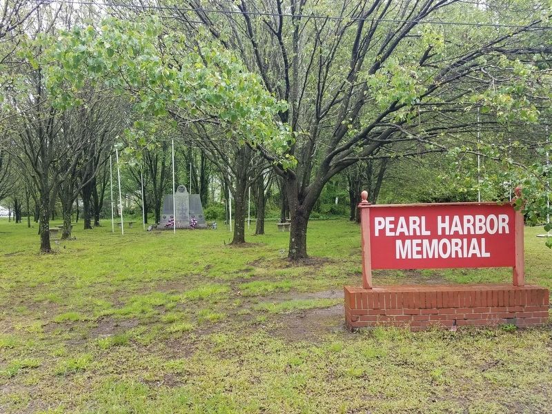 Pearl Harbor Memorial Marker. Click for full size. Pearl Harbor Memorial Marker image. Click for full size.