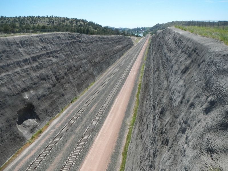 The section of Burlington Northern track daylighted by the removal of Tunnel No. 2. Click for full size. The section of Burlington Northern track daylighted by the removal of Tunnel No. 2 image. Click for full size.
